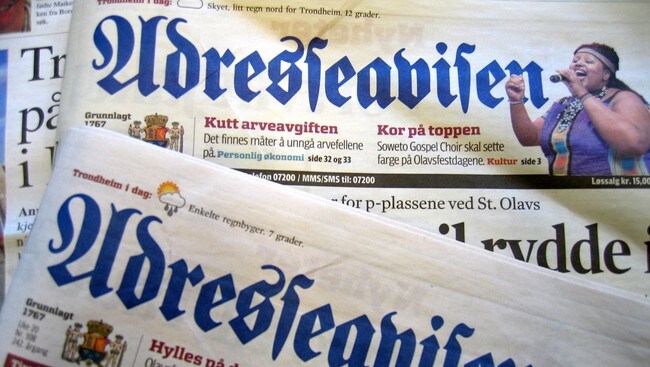 Adresseavisen (Foto: Thor Amund Hagen/NRK)