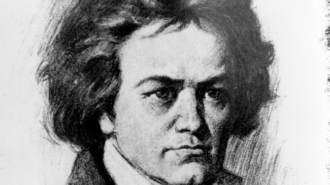 Udatert skisse av den tyske komponisten Ludvig van Beethoven (Foto: (AP Photo)/Scanpix)