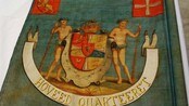 Fanen til selve det norske hovedkvarteret ble erobret av svenskene i 1814.
