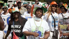 Gbagbo-tilhengere (Foto: PHIL NIJHUIS/Afp) Gbagbo-tilhengere (Foto: PHIL NIJHUIS/Afp)