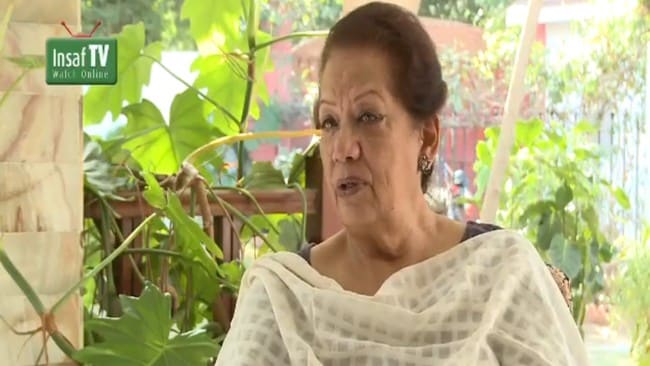 Zahra Shahid Hussain (Foto: Insaf TV) Zahra Shahid Hussain (Foto: Insaf TV)