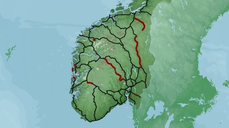 Veikart Sør-Norge (Foto: Grafikk:/NRK) Veikart Sør-Norge (Foto: Grafikk:/NRK)