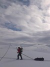Skitur med barn og pulk (Foto: Kai-Triin Jogeva) Skitur med barn og pulk (Foto: Kai-Triin Jogeva)