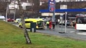Ulykken på Os - Ei jente er påkjørt av buss i fotgjengarfeltet ved Best-stasjonen i Os sentrum.