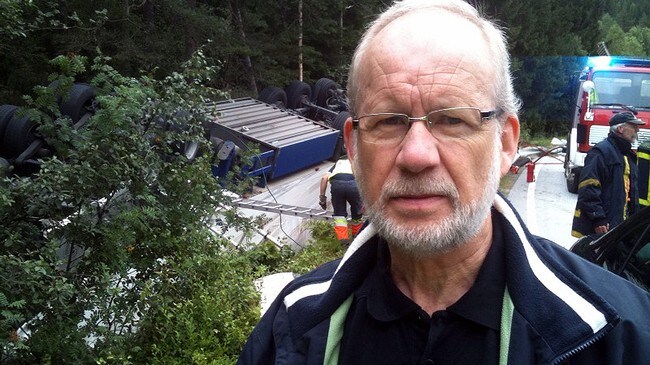 Gitle Sande, dagleg leiar i Nistad transport. (Foto: Simon Solheim/NRK)