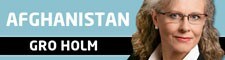 Gro Holm Afghanistan (NRK) Gro Holm Afghanistan (NRK)