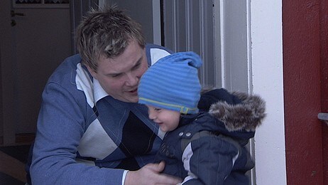 Arne espen dillan og sønnen matias (foto: mette moslet kjesbu/nrk)