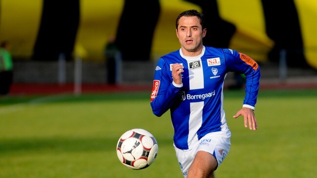 Berat Jusufi, Sarpsborg 08 (Foto: Espen Torgersen/NRK) Berat Jusufi, Sarpsborg 08 (Foto: Espen Torgersen/NRK)