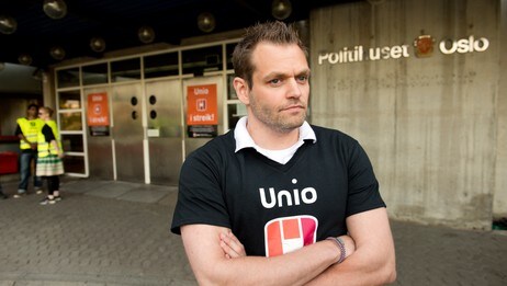 Erik Eriksen, streikeleder i Unio stat Oslo (Foto: Varfjell, Fredrik/NTB scanpix) Erik Eriksen, streikeleder i Unio stat Oslo (Foto: Varfjell, Fredrik/NTB scanpix)