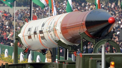 INDIA langdistanserakett (Foto: RAVEENDRAN/Afp) INDIA langdistanserakett (Foto: RAVEENDRAN/Afp)