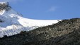 Svellnosbreen´s øvre del sett fra moreneryggen.