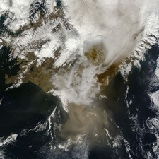 Satellitbilde av vulkanutbrudd på Island (Foto: NASA Goddard Space Center) Satellitbilde av vulkanutbrudd på Island (Foto: NASA Goddard Space Center)