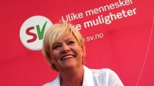 Kristin Halvorsen, leder i SV. (Foto: Falch, Knut/SCANPIX)