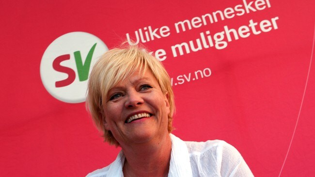 Kristin Halvorsen, leder i SV. (Foto: Falch, Knut/SCANPIX)