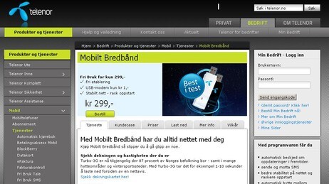 Forbrukerombudet mener Netcom, Telenor og Tele2 har villedende markedsføring av mobilt bredbånd. (Foto: Skjermdump)