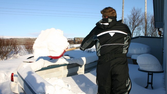 Snømåker (Foto: Trine Hamran/NRK)