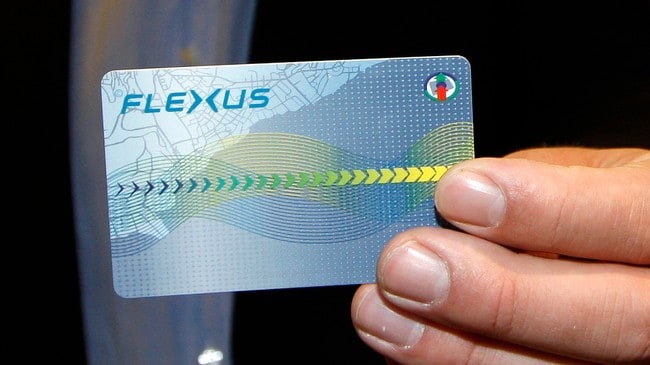 Det nye elektroniske billettsystemet Flexus (Foto: Aas, Erlend/SCANPIX) Det nye elektroniske billettsystemet Flexus (Foto: Aas, Erlend/SCANPIX)
