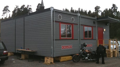 IBC entry module cabin. (Foto: Petter Lunde/NRK)