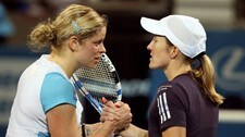 Kim Clijsters og Justine Henin (Foto: Rob Griffith/Scanpix/AP)