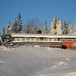 Lageråkvisla serveringshytta - og Barnas Turlag hytte
