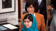 Malala Yousafzai og Christiane Amanpour (Foto: SHANNON STAPLETON/Reuters) Malala Yousafzai og Christiane Amanpour (Foto: SHANNON STAPLETON/Reuters)