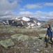 Golvertinden i bakgrunnen