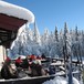 Lageråkvisla serveringshytta med veranda med utsikt helt til Skreifjellet
