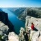 LYSEFJORDEN: Utsikt fra Kjerag. 