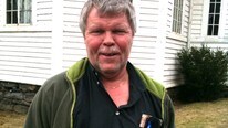 Kyrkjeverje Helge Borgund (Foto: Asgeir Reksnes/NRK)