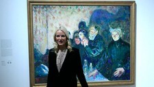 Mette-Marit på Munch-åpning (Foto: Åserud, Lise/Scanpix)
