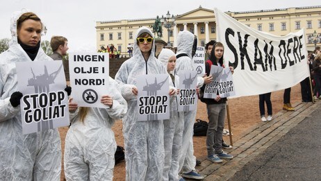 Demonstrasjon (Foto: Holm, Morten/SCANPIX)