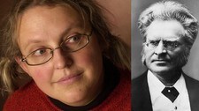 Gro Dahle og Bjørnstjerne Bjørnson-montasje (Foto: NTB/Erlend Aas)