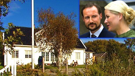Montasje: Kronprinsparet/Vogts Villa (Foto: Gunnar Olsen/Scanpix)