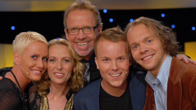 Pia Lind, Vigdis Wisur, Ivar Dyrhaug, Anders Bye og Jon Niklas Rønning. (Foto: Erik Dyrhaug/NRK) Pia Lind, Vigdis Wisur, Ivar Dyrhaug, Anders Bye og Jon Niklas Rønning. (Foto: Erik Dyrhaug/NRK)