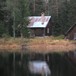 Ubetjent hytte. Grue Finnskog. Finnskogen Turistforening