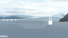 Storfjordkryssinga alt. 4 (Foto: Storfjordsambandet ASA) Storfjordkryssinga alt. 4 (Foto: Storfjordsambandet ASA)