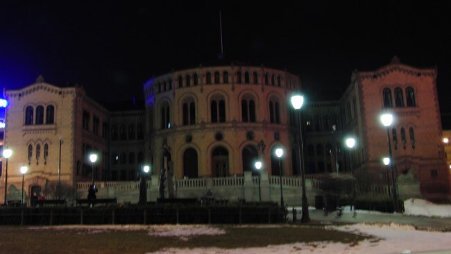 'Earth Hour' i Oslo (Foto: Erik Engen/NRK)