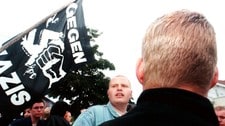 Demonstrasjon mot FMI (Foto: TOMM W. CHRISTIANSEN/Scanpix)