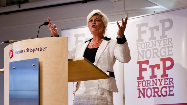 Frp-leder Siv Jensen  (Foto: Andersen, Aleksander/Scanpix)