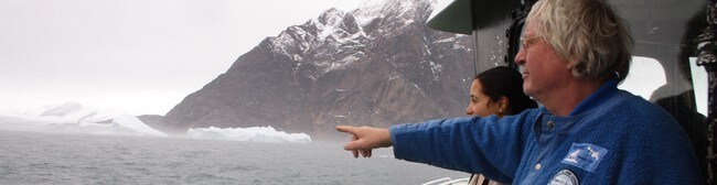 Ola M. Johannessen på Grønnlandstokt (Foto: Nansensenteret)