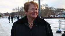 Gro Harlem Brundtland (Foto: Øyvind Bye Skille/NRK) Gro Harlem Brundtland (Foto: Øyvind Bye Skille/NRK)
