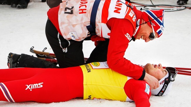 Petter Northug etter femmila i Kollen (Foto: Erlend Aas/Scanpix) Petter Northug etter femmila i Kollen (Foto: Erlend Aas/Scanpix)