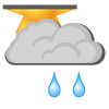 yr-symbol for mørketid (regn)