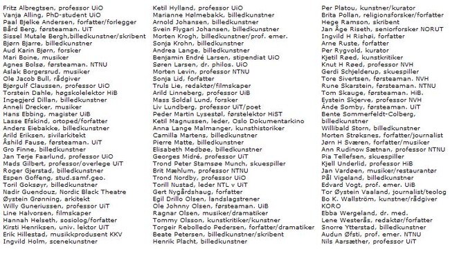 100 personer har signert boikotten ved lansering (Foto: Akulbi.net) 100 personer har signert boikotten ved lansering (Foto: Akulbi.net)