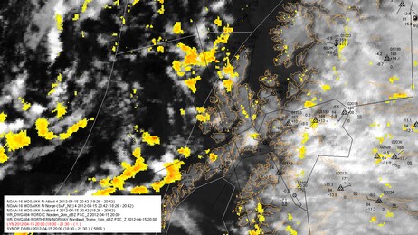 Satelittbilde vær (Foto: Satelittebillde/Vervarslinga i Nord-Norge) Satelittbilde vær (Foto: Satelittebillde/Vervarslinga i Nord-Norge)