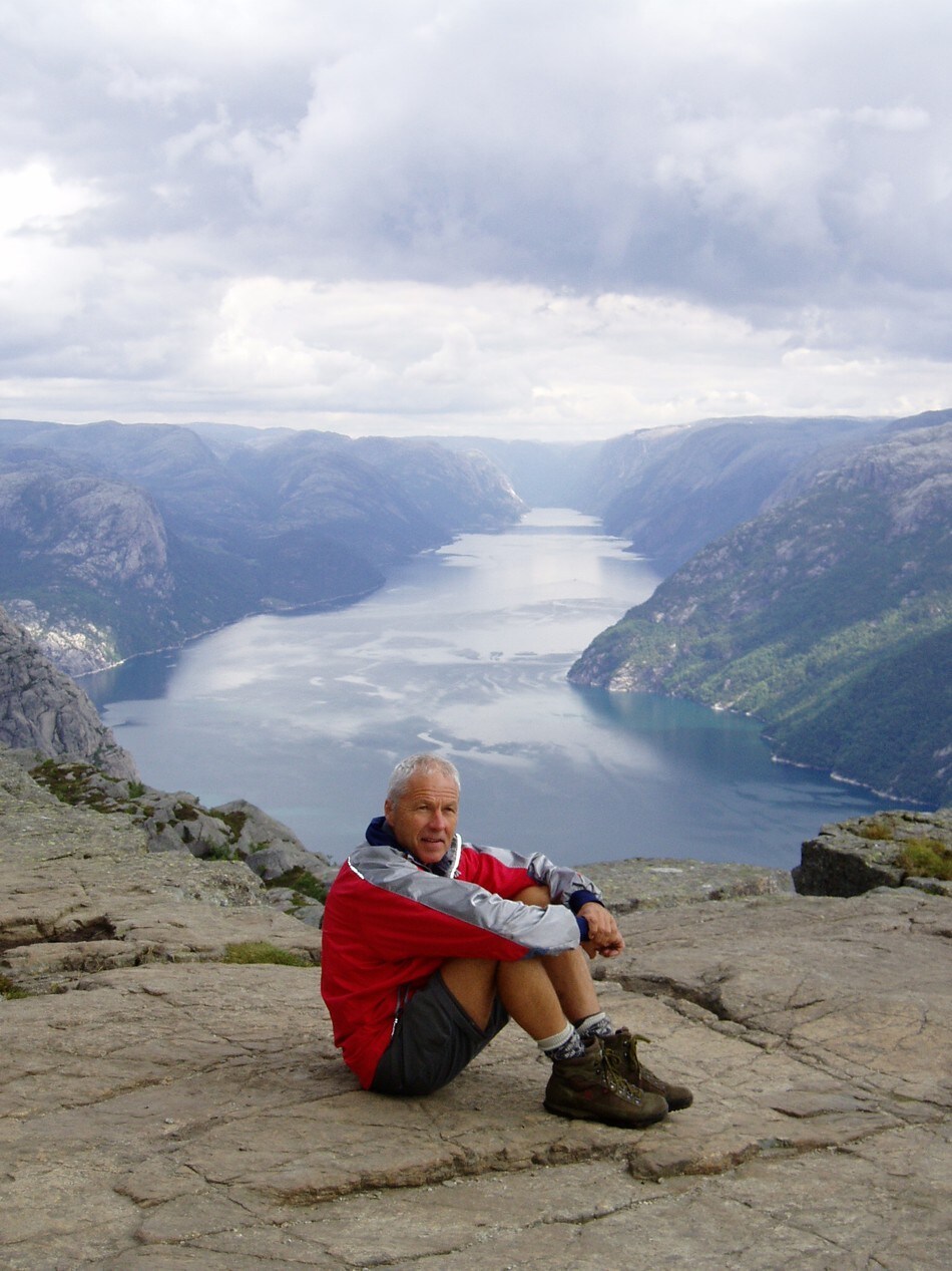 Utsikt Preikestolen Lysefjorden