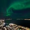 Dette er nordlyset over Ålesund søndag 22. januar 2012