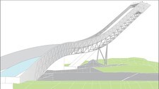 Nye Holmenkollen (Foto: Oslo kommune) Nye Holmenkollen (Foto: Oslo kommune)
