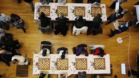 Sjakk-OL, Dresden (Foto: SEBASTIAN WILLNOW/AFP) Sjakk-OL, Dresden (Foto: SEBASTIAN WILLNOW/AFP)