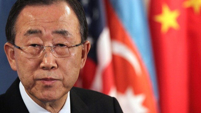 Generalsekretær i FN, Ban Ki-moon (Foto: SPENCER PLATT/Afp) Generalsekretær i FN, Ban Ki-moon (Foto: SPENCER PLATT/Afp)